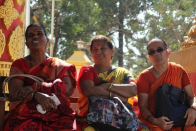 Visitors at the Pagoda